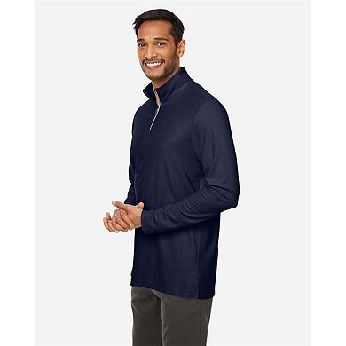 CORE365 Fusion ChromaSoft Pique Quarter-Zip Pullover