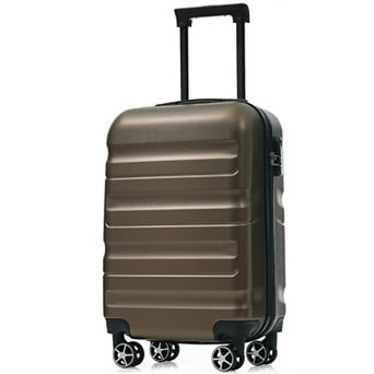 Merax Hardshell ABS Suitcase with Spinner Wheels, Lightweight Durable Travel Luggage for Men Women