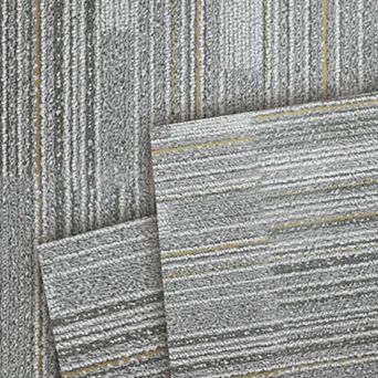 LOVMOR 36 pc 4 MIL 12x12 in grey Peel and Stick Flooring Tile Water Resistant Vinyl Tile Flooring