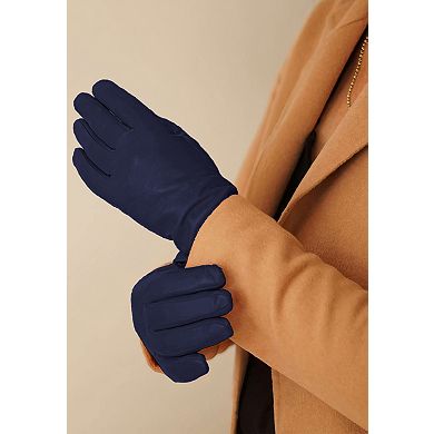 Women`s Premium Lamb Leather Touchscreen Gloves "CHELSEA"