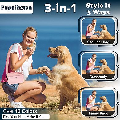 Walk Star Kit - 3-in-1 Dog Walk Bag, Bowl, & Leash plus 270 Compostable Dog Poop Bags