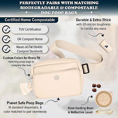 Walk Star Kit - 3-in-1 Dog Walk Bag plus 270 Compostable Dog Poop Bags