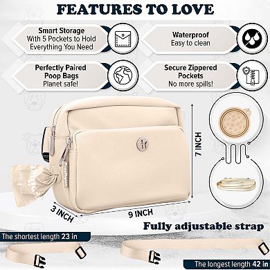 Walk Star Kit - 3-in-1 Dog Walk Bag plus 270 Compostable Dog Poop Bags