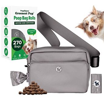 Walk Star Kit - 3-in-1 Dog Walk Bag plus 270 Compostable Dog Poop Bags