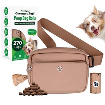 Walk Star Kit - 3-in-1 Dog Walk Bag plus 270 Compostable Dog Poop Bags