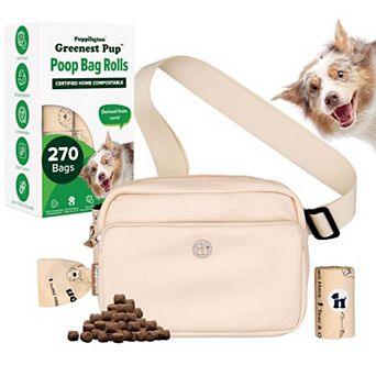 Walk Star Kit - 3-in-1 Dog Walk Bag plus 270 Compostable Dog Poop Bags