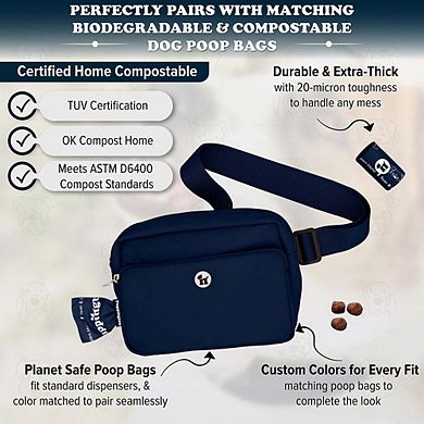 Walk Star Kit - 3-in-1 Dog Walk Bag plus 270 Compostable Dog Poop Bags