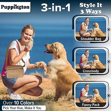 Walk Star Kit - 3-in-1 Dog Walk Bag & Travel Bowl plus 270 Compostable Dog Poop Bags