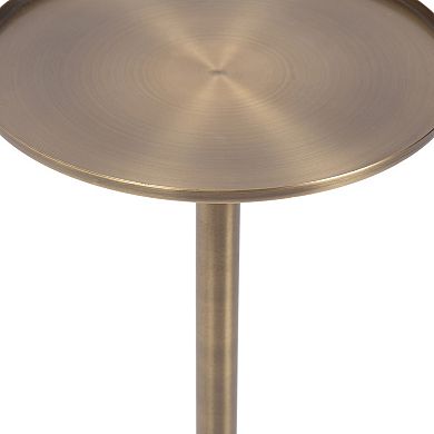 Vanora Metal and Marble Drink Table