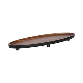 Tomaz Oval Footed Tray Wood