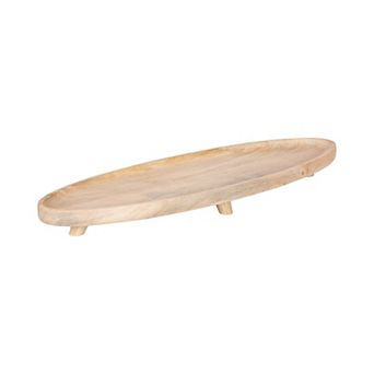 Tomaz Oval Footed Tray Wood