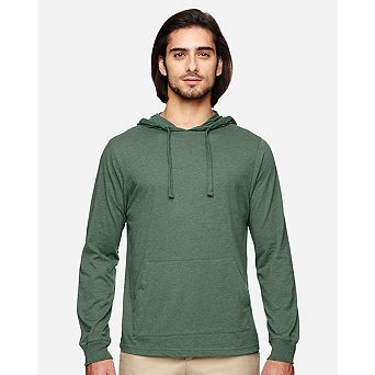 Econscious Eco Jersey Pullover Hooded Long Sleeve T-Shirt