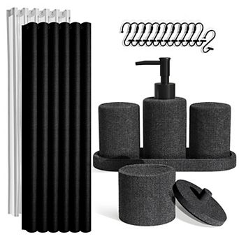 Clara Clark 19 pc Bathroom Accessory Set