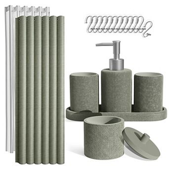 Clara Clark 19 pc Bathroom Accessory Set