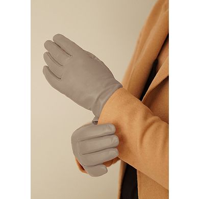 Women`s extra long Premium Lamb Leather Touchscreen Gloves "KEIRA"