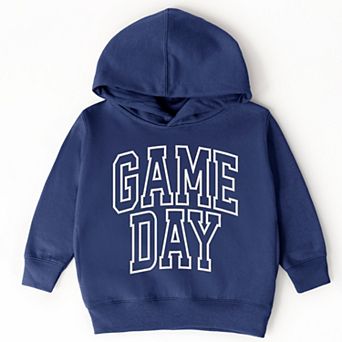 Embroidered Game Day Arched - Toddler Hoodie
