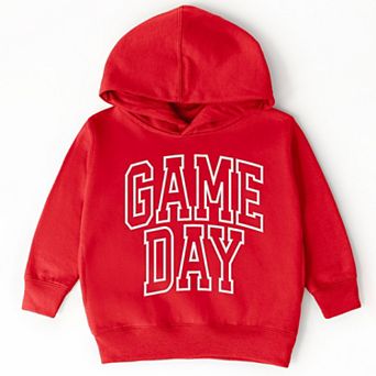 Embroidered Game Day Arched - Toddler Hoodie