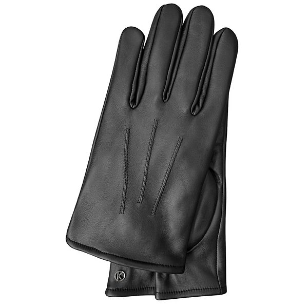 BLACK LAMB LEATHER GLOVE 3091T レザー手袋 Men`s Premium Lamb Leather Touchscreen Gloves Style Liam