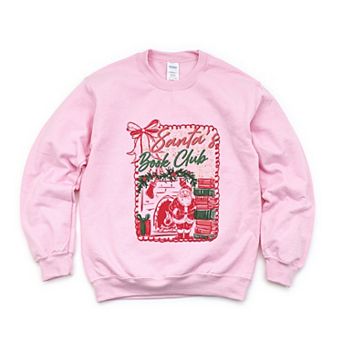 Santa's Book Club Coquette - Women's Graphic Sweatshirt