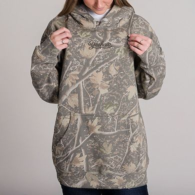 Embroidered Yee Haw Rope - Camo Hoodie