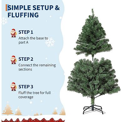 IDEALHOUSE Christmas Tree 4.5ft Classic American Spruce Artificial