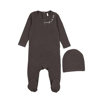 POUF Embroidered Footie - Baby Neutral