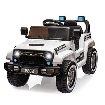 12V Kids Ride On Truck, 2-Seater Electric Car w/Remote, 35W Motors, 3 Speeds, Lights, Suspension