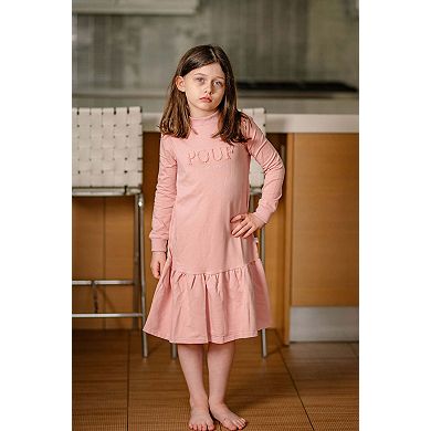 Pouf Sweater Dress - Little Girls