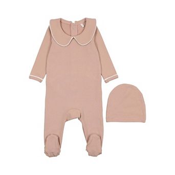 Collar Footie - Baby Girls