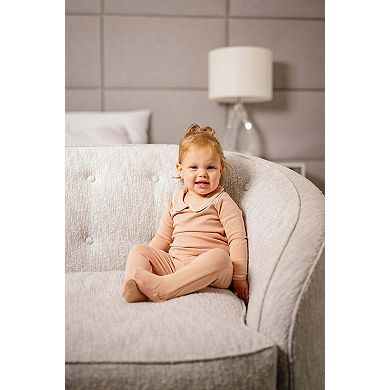 Collar Footie - Baby Girls