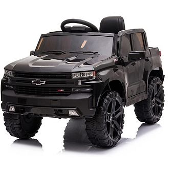 Chevrolet Silverado 12V Kids Electric Truck w/ Parent Remote & LED Lights