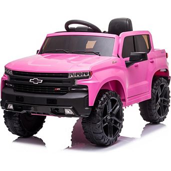 Chevrolet Silverado 12V Kids Electric Truck w/ Parent Remote & LED Lights