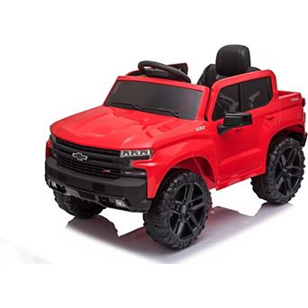 Chevrolet Silverado 12V Kids Electric Truck w/ Parent Remote & LED Lights