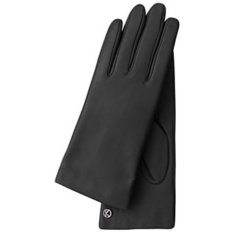 Women`s extra long Premium Lamb Leather Touchscreen Gloves "LOLA Long"; Cashmere Lining