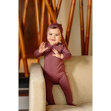 POUF Embroidered Footie - Baby Girls