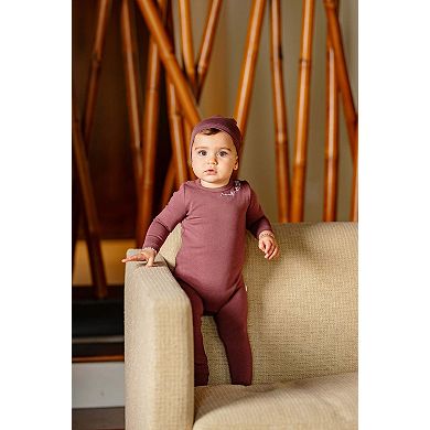 POUF Embroidered Footie - Baby Girls