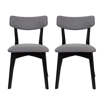 Christopher Knight Home Chazz Mid-Century Upholstered Dining Chairs (Set of 2)