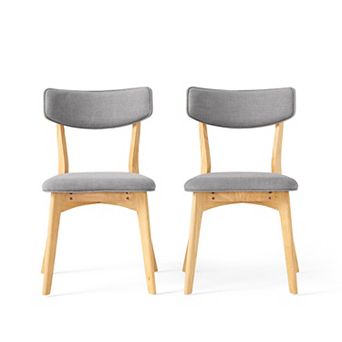 Christopher Knight Home Chazz Mid-Century Upholstered Dining Chairs (Set of 2)