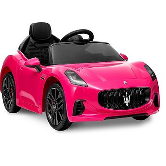 Maserati 12V Ride-On Car, 7Ah Battery & Remote Control, Spring Suspension & Lights