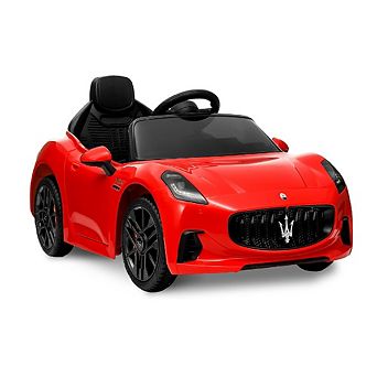 Maserati 12V Ride-On Car, 7Ah Battery & Remote Control, Spring Suspension & Lights