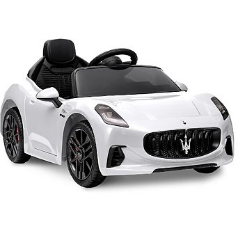Maserati 12V Ride-On Car, 7Ah Battery & Remote Control, Spring Suspension & Lights