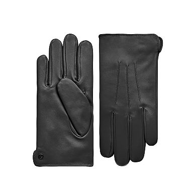 Men`s Premium Lamb Leather Touchscreen Gloves "CARL" Cashmere Lining