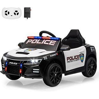 Kids' Remote Control Police Car - Sirens, Lights & Music,Battery-Powered