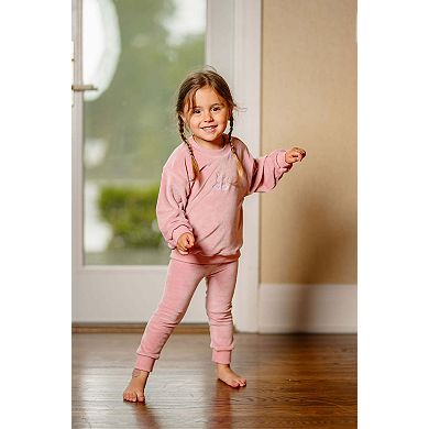 Velour Bunny Set - Baby Girls