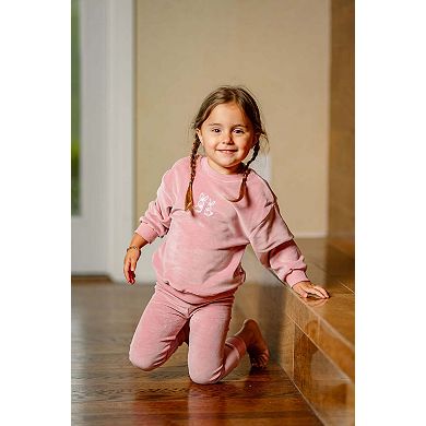 Velour Bunny Set - Baby Girls
