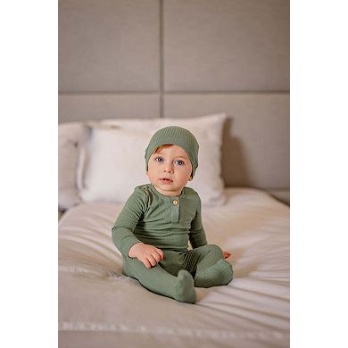 Henley Footie - Baby Neutral