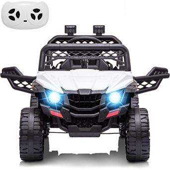 Kids' Remote Control Electric Truck - 3 Speeds, LED Lights & MP3 Player