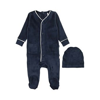 Velour Footie - Baby Boys