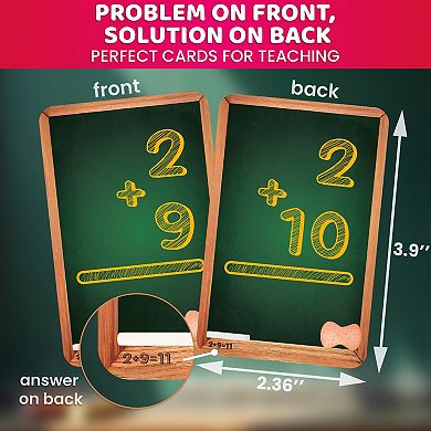 QUOKKA Math Flash Cards Set for Ages 48 Addition, Subtraction, Multiplication & Division