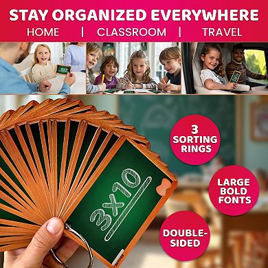 QUOKKA Math Flash Cards Set for Ages 48 Addition, Subtraction, Multiplication & Division